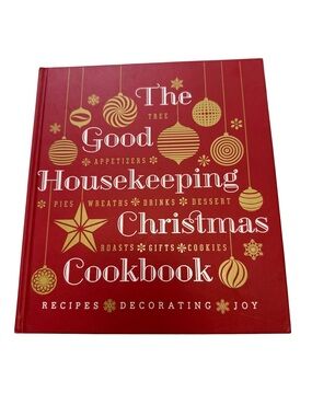 Good Housekeeping Christmas Cookbook Hardcover Holiday Recipes
